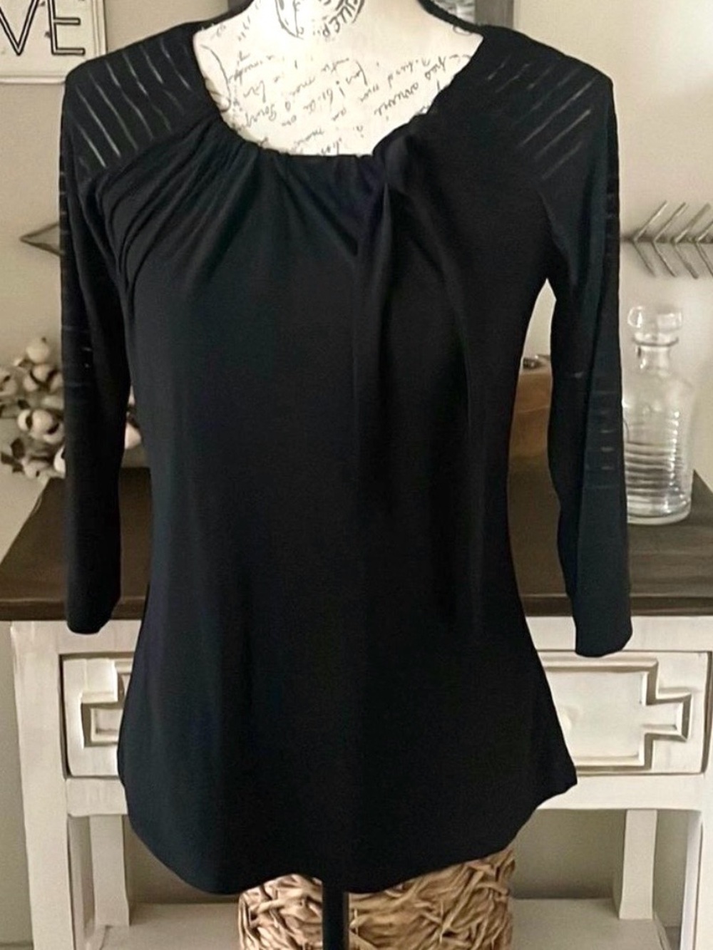 SMALL Black Atelier 29 Blouse NWT